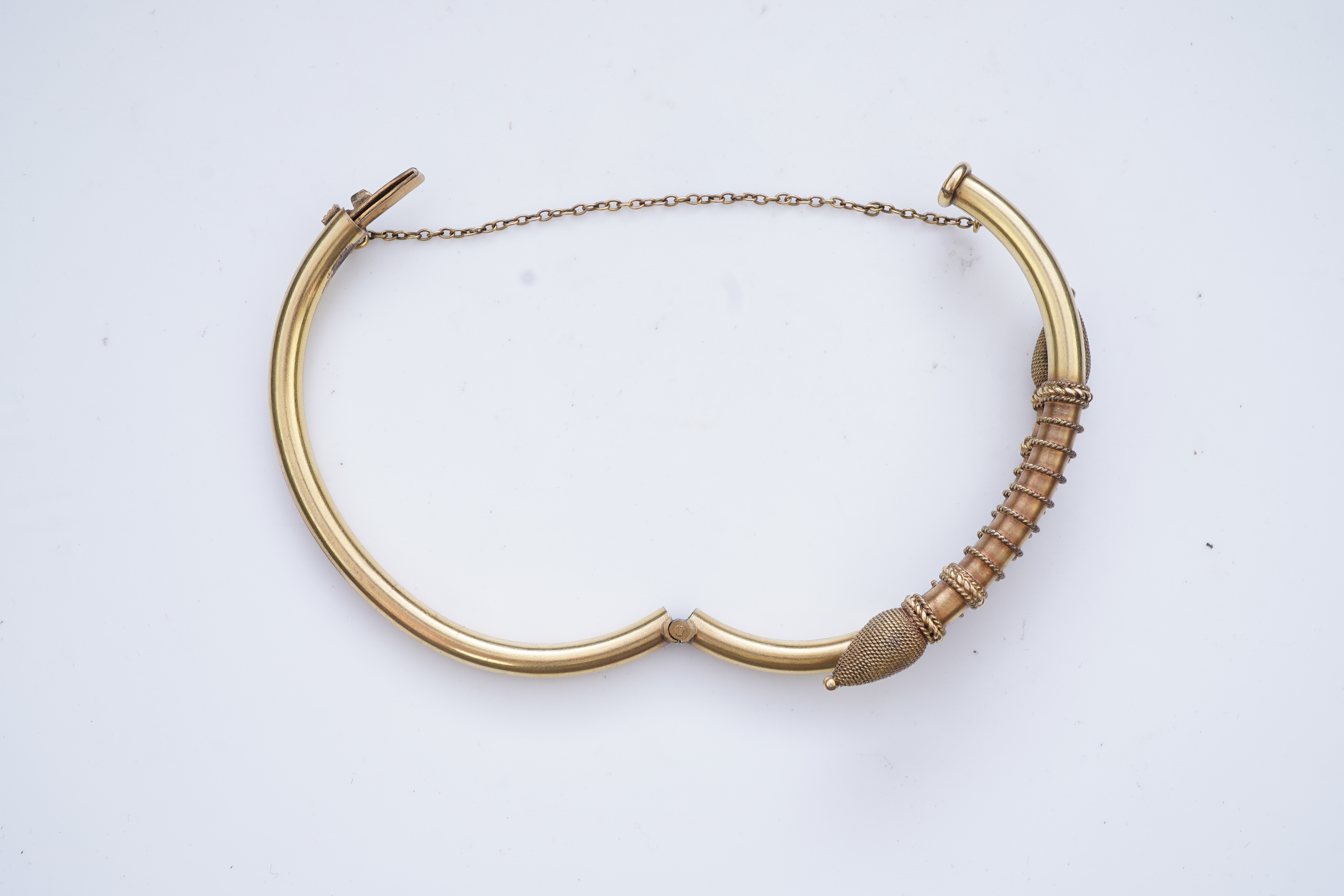 A gilt metal bracelet, mid 19th century
